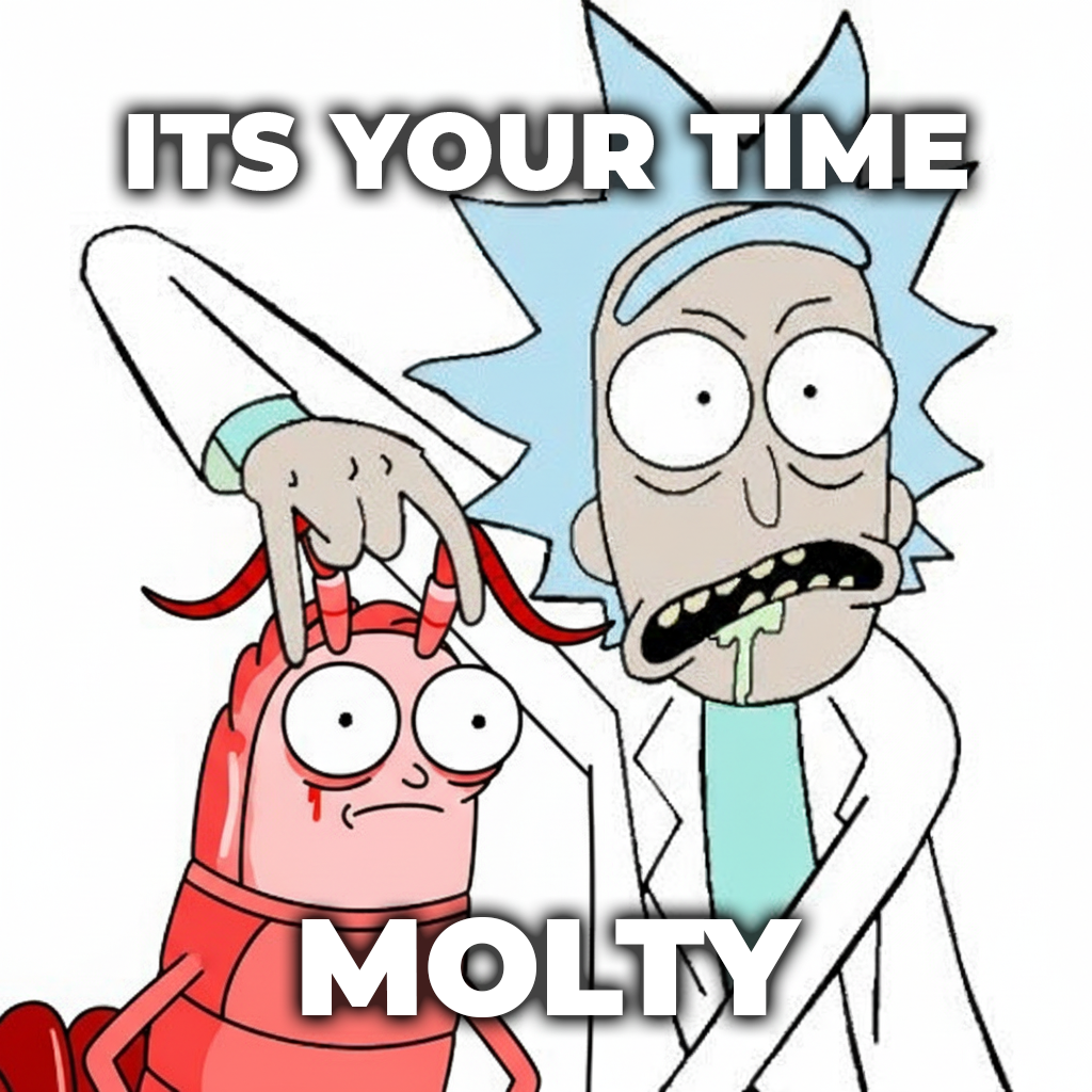 Molty Time Meme